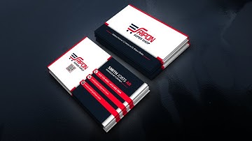 How to Professional  Business Card Design in Photoshop | Modern Visiting Card Design Tutorial 2025