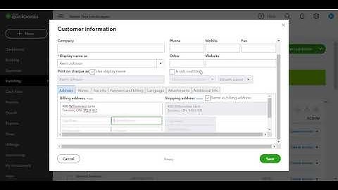 Student Tutorials Chapter 3: Add a Customer