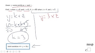 INH: Variation: Joint Variation #1