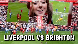 Liverpool vs Brighton & Hove Albion  - Goals From Mo Salah and Luis Diaz See LFC Comeback To Win!