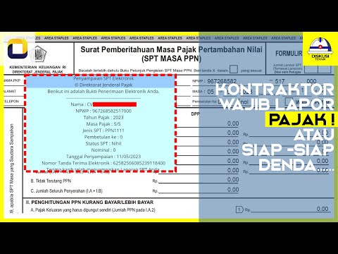 CARA LAPORAN PAJAK (SPT) BULANAN BADAN / PERUSAHAAN