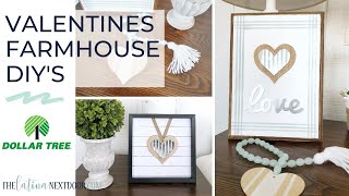 DOLLAR TREE DIY VALENTINES DAY DECOR | Neutral Valentines DIYs | Farmhouse Valentines DIYs