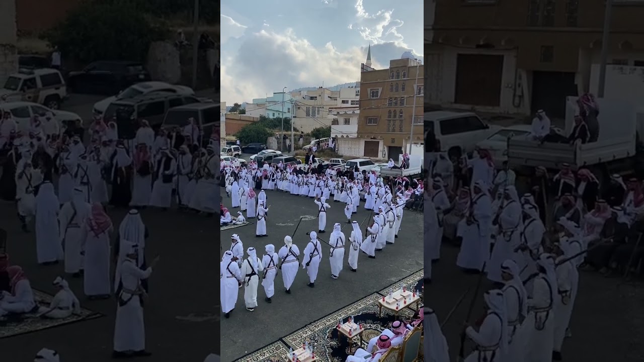 مشاركة فرقة رجال الحجر ضمن فعاليات بلدية محافظة النماص بمتحف بن نازح ال خضراء بمركز وادي زيد١٤٤٦/٢/٢