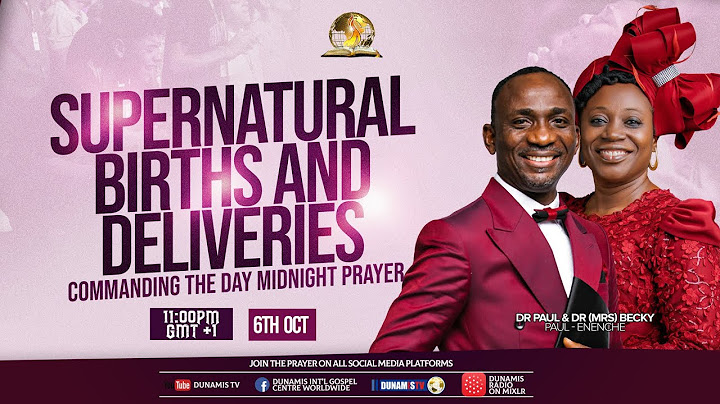 COMMANDING THE DAY-SUPERNATURAL BIRTHS AND DELIVERIES REBROADCAST. 07-10-2024