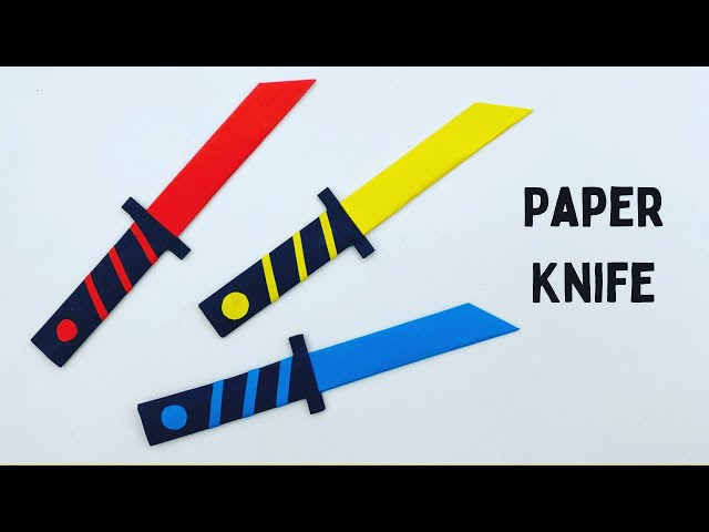 DIY Crafts, Easy Paper Knife Tutorials