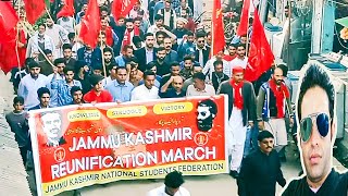 Protest Kashmir | Jammu & Kashmir protester | The Protests Kashmir politics around a protest march