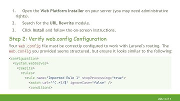 How to Resolve HTTP Error 500.19 - Internal Server Error 0x8007000d in IIS 10.0 for Laravel