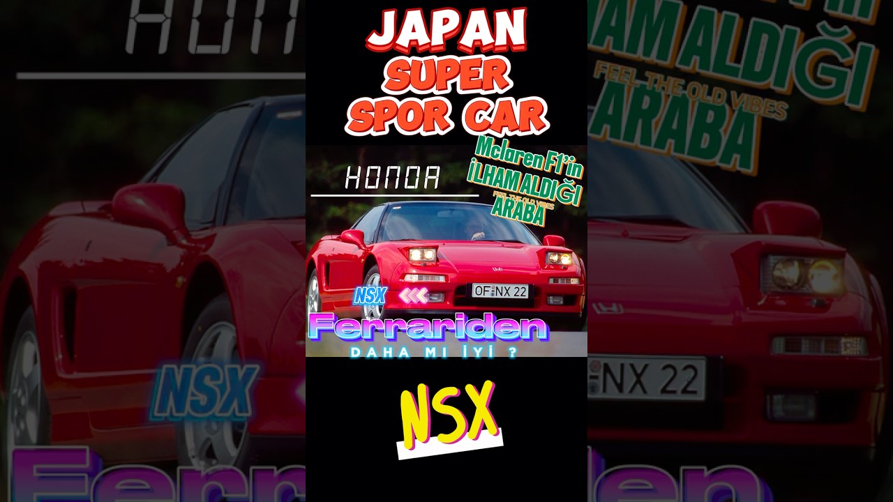 Honda NSX Japan SuperSpor Arabası 