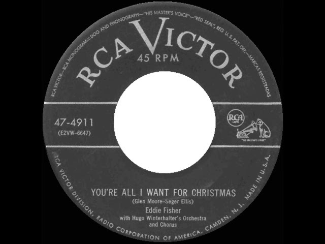 Eddie Fisher - You're All I Want For Christmas