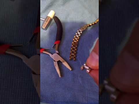 Video: Cómo Quitar Un Eslabón De Una Pulsera