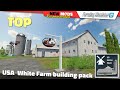 FS22 | USA White Farm building pack - Farming Simulator 22 New Mods Review 2K60