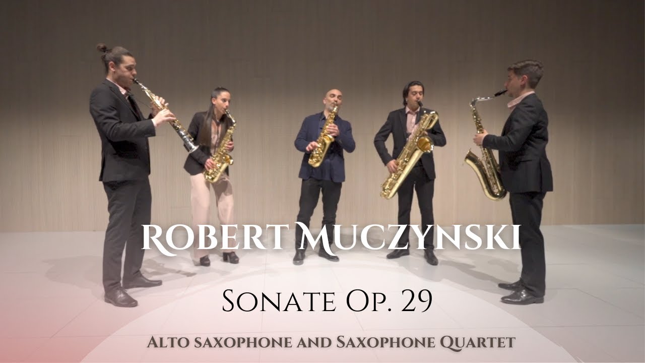Robert Muczynski - Sonate Op.29: II movement (Allegro energico)  | Mariano García & Synthèse Quartet
