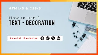 Text decoration in CSS