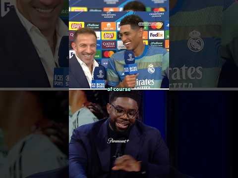 Jude Bellingham says hi to his biggest fan Big Meeks 🫶🤣