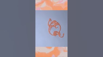 Writing Capital Letter "Q" in Cursive Writing | #shorts #calligraphy