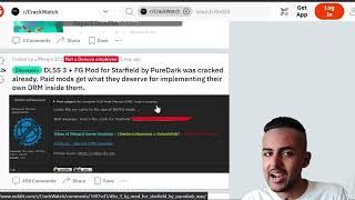 DLSS 3   FG MOD for Starfield by PureDark is CRACKED for implementing their own DRM inside them.