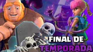 ULTIMO DIA DE TEMPORADA OU É TOP 40 OU NADA NO CLASH ROYALE!