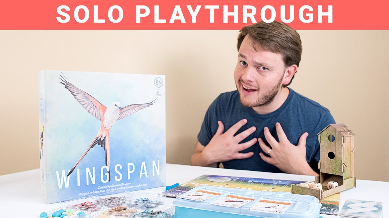 I fight the birds! Wingspan board game playthrough - YouTube
