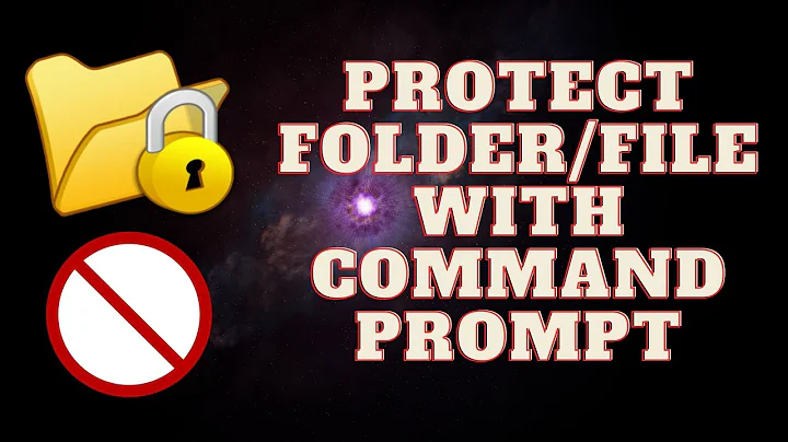 How To Lock/Protect/Hide/Secure File And Folder Using Command Prompt (CMD) In Windows 10 tutorial
