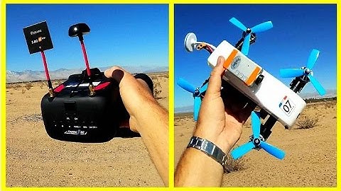 NEW VR-D2 Goggles and Eachine 180 Racer Tiltrotor Flight Test Review