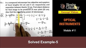 Class 12 Physics | Optical Instruments | #11 Solved Example-5 on Optical Instruments