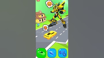 Shape shifting game level - 32 hyper casual game #shapeshifting #gameplay #funny #car #jcb