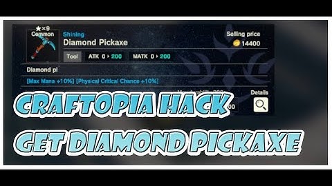 Craftopia: How to get Diamond Pickaxe very early in the game very easy