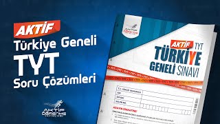 2025 Akti̇f Türki̇ye Geneli̇ Tyt Türkçe Çözümleri̇
