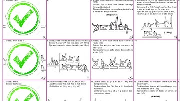 Forward scissor hop half turn