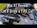 Copart Win #2 Reveal: Let's Drive a FIRE CAR!!