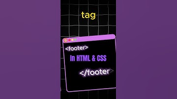 Create a Stylish Footer in HTML & CSS! 🖥️✨