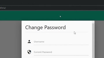 02 - How to change user password in iHRIS - Employee Schedule Website