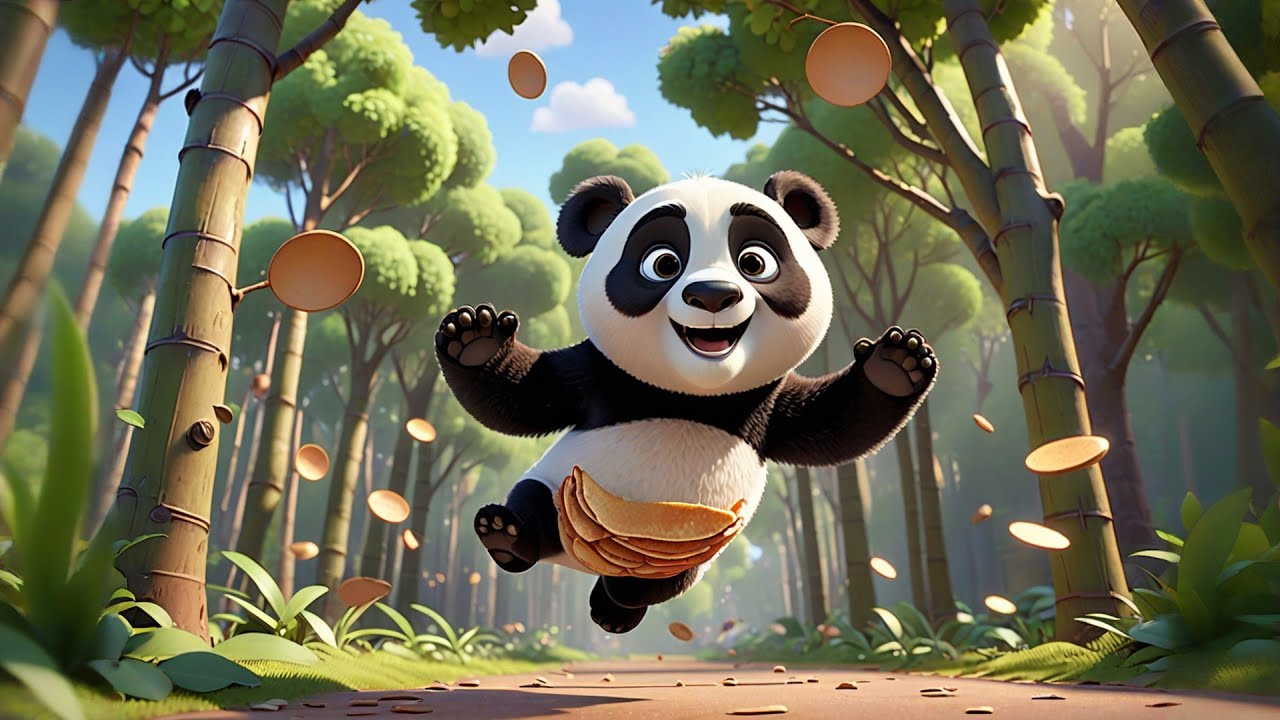 Panda and Pancakes — Flip Flip Fun! | Fun Food Song for Kids | Playful Animal Rhyme