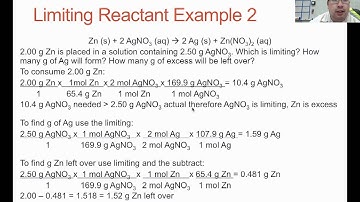 AP Chem CH 3.7- Limiting Reactants.mp4