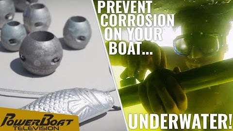 How to prevent corrosion of your boats mechanical parts with CMP Sacrificial Anodes