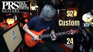 PRS S2 Custom 24  in Bonnie Pink Cherry Burst