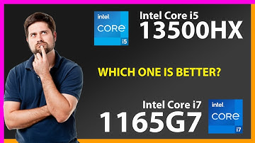 INTEL Core i5 13500HX vs INTEL Core i7 1165G7 Technical Comparison