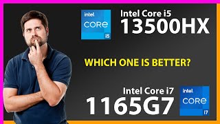 INTEL Core i5 13500HX vs INTEL Core i7 1165G7 Technical Comparison