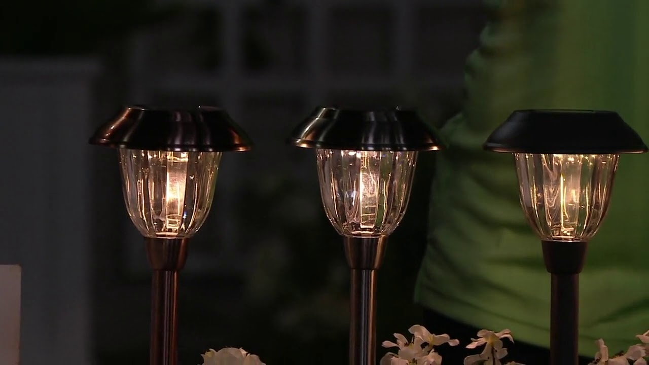 Energizer 8Piece Solar Landscape 360 Full Dispersion Pathway Set on