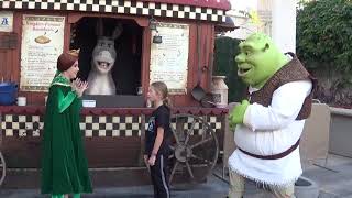 Young Fiona (Shrek the musical) at Universal Studios LA