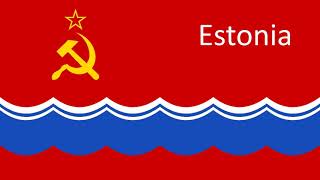 Flag Animation || Europe but (mostly) are Soviet Republics