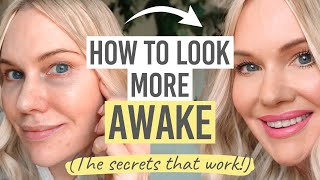 HOW TO LOOK LESS TIRED! ☕️