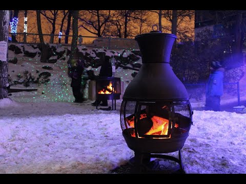 The Noise Of A Winter Fire And Blizzards Outside The Window. Шум Зимнего Костра И Вьюги За Окном