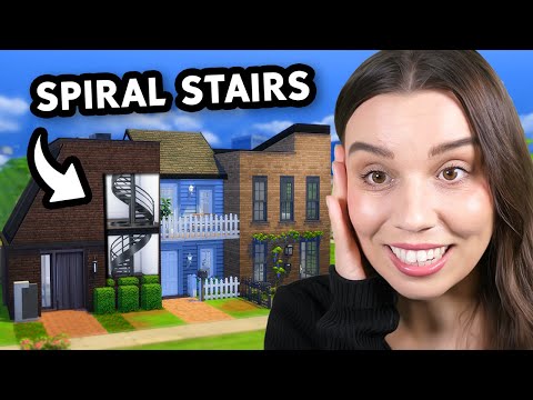 Building 3 townhouses FOR RENT in The Sims 4!