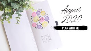 TRAVELER'S Bullet Journal Setup | August 2020 Plan With Me