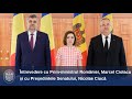 Întrevedere cu Prim-ministrul României, Marcel Ciolacu și cu Președintele Senatului, Nicolae Ciucă