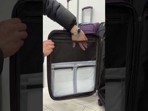 Валіза ручна поклажа S тканина чорна 55х35х22(+5)см/38л/2.7кг/Airtex 839, видео 1