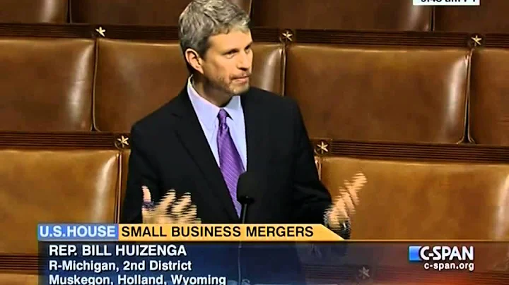 Huizenga discusses his bipartisan small business, ...