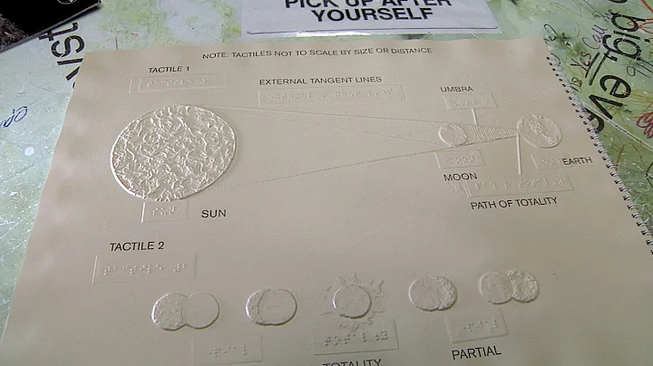 NASA Braille Book Lets Everyone Get a Feel for the 2017 Solar Eclipse