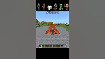 mob vs magma block 😦 #meme #shorts #minecraft